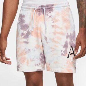 JORDAN Sport DNA Fleece Shorts Size XL  Tie Dye Purple Standard Fit DM1871-501